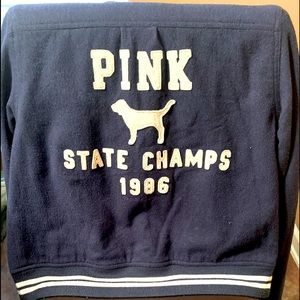 Victoria’s Secret PINK- Navy Letterman’s Jacket